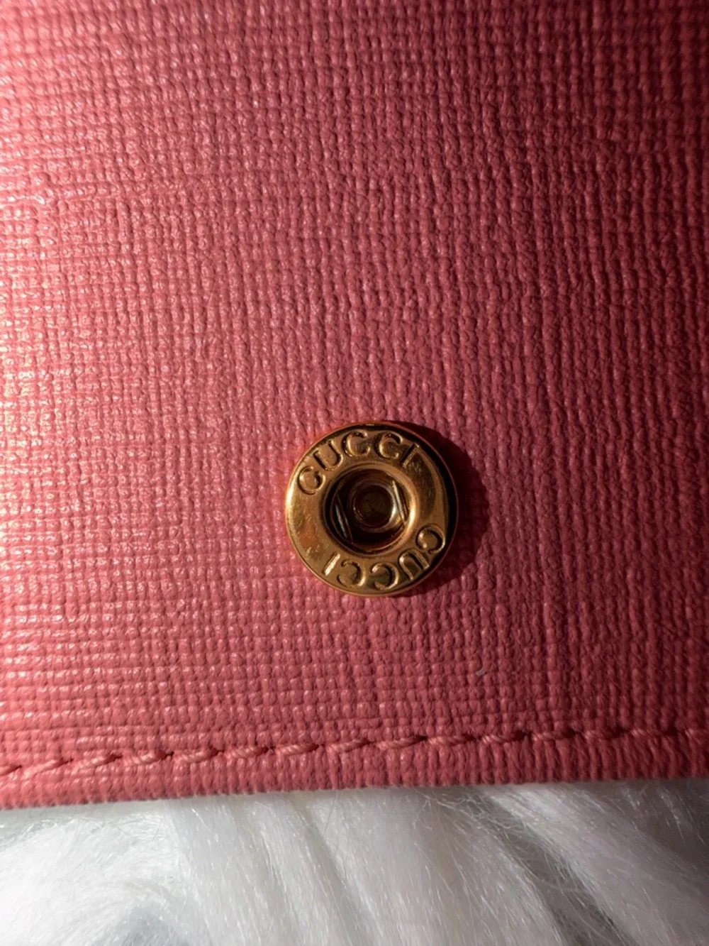 GUCCI GG SURPREME MONOGRAM FACE WALLET BEIGE/PINK - Picture 10 of 15